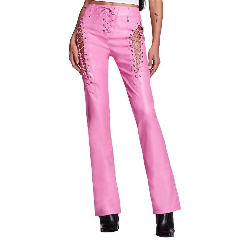 I.AM.GIA Faux Leather Pink Pants